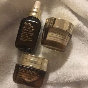 Three Estée Lauder Night Repair & Anti-age Creme